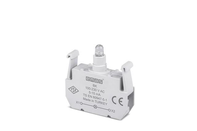 Spare Part with LED 100-230V AC Red Illumination Block